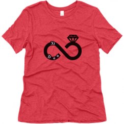 Ladies Relaxed Fit Super Soft Triblend Tee