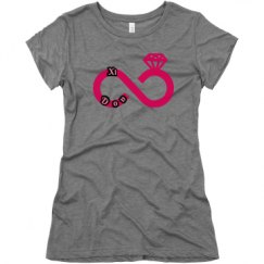Ladies Slim Fit Super Soft Triblend Tee