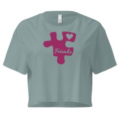 Ladies Festival Cali Crop Top Tee