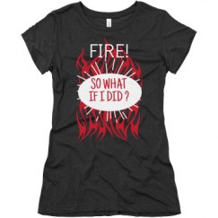 Ladies Slim Fit Super Soft Triblend Tee