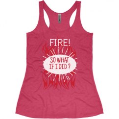 Ladies Slim Fit Super Soft Racerback Triblend Tank