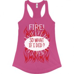 Ladies Slim Fit Racerback Tank Top