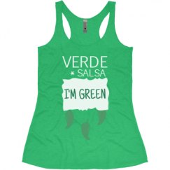 Ladies Slim Fit Super Soft Racerback Triblend Tank