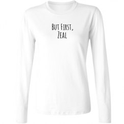 Ladies Relaxed Fit Basic Long Sleeve Tee