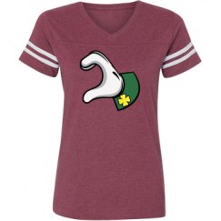 Ladies Relaxed Fit Vintage Sports Tee