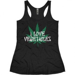 Ladies Slim Fit Super Soft Racerback Triblend Tank