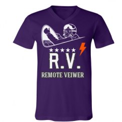 Unisex V-Neck Jersey Tee