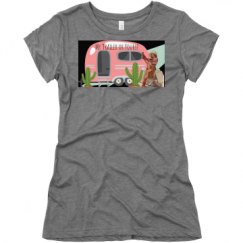 Ladies Slim Fit Super Soft Triblend Tee