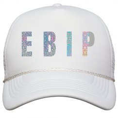 EBIP Silver Glitter Snspback hat