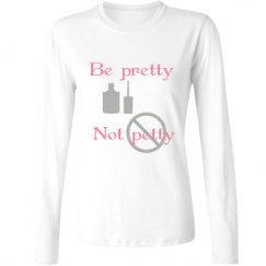 Ladies Relaxed Fit Basic Long Sleeve Tee
