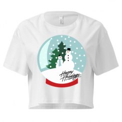 Ladies Festival Cali Crop Top Tee