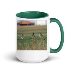 15oz Ceramic Mug with Color Inside