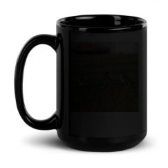 15oz Black Glossy Mug