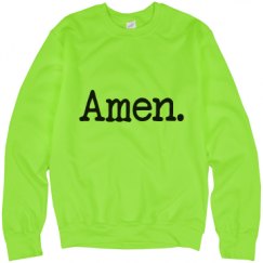 Unisex Neon Crewneck Sweatshirt