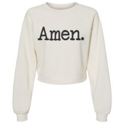 Women's Raglan Pullover Fleece