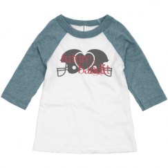 Toddler 3/4 Sleeve Raglan Tee