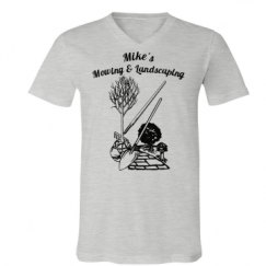 Unisex V-Neck Jersey Tee