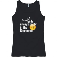 Party in the Basement - Winky - White Text