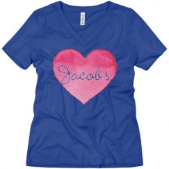 Ladies Relaxed Fit V-Neck Tee