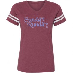 Ladies Relaxed Fit Vintage Sports Tee
