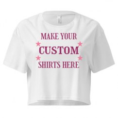 Ladies Festival Cali Crop Top Tee