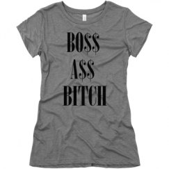 Ladies Slim Fit Super Soft Triblend Tee