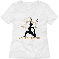 Ladies Relaxed Fit V-Neck Tee
