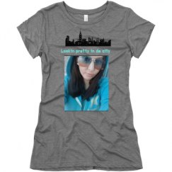 Ladies Slim Fit Super Soft Triblend Tee