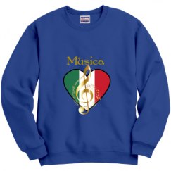 Unisex Film and Foil Crewneck Sweatshirt