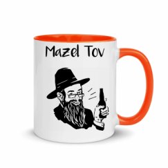 11oz Ceramic Mug with Color Inside