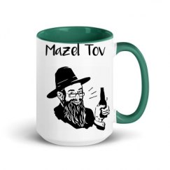 15oz Ceramic Mug with Color Inside