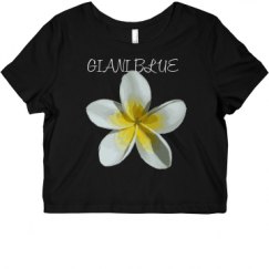 Ladies Slim Fit Crop Top Tee