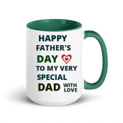 15oz Ceramic Mug with Color Inside