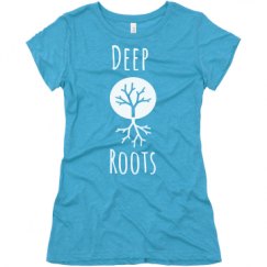 Ladies Slim Fit Super Soft Triblend Tee