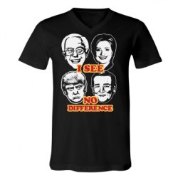 Unisex V-Neck Jersey Tee