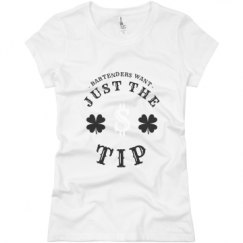 Ladies Slim Fit Basic Promo Jersey Tee