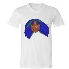 Unisex V-Neck Jersey Tee
