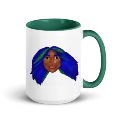 15oz Ceramic Mug with Color Inside