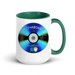 15oz Ceramic Mug with Color Inside