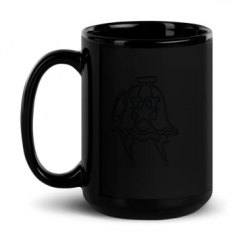15oz Black Glossy Mug