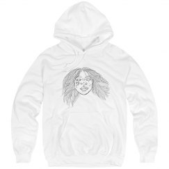 BLK FACE OUTLINE HOODIE (OTHER COLORS)