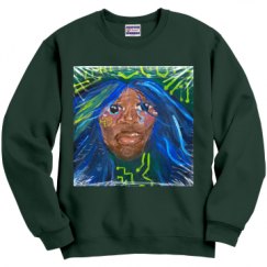 Unisex Film and Foil Crewneck Sweatshirt