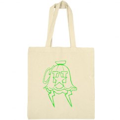 GREEN MONIKER TOTE (TAN)
