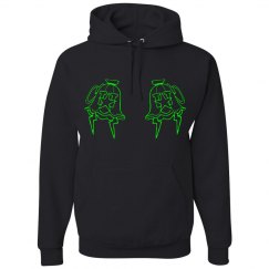 DOUBLE GREEN MONIKER HOODIE