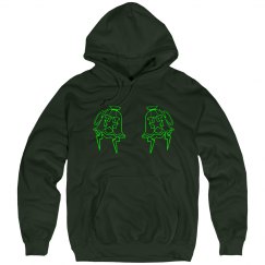 DOUBLE GREEN MONIKER HOODIE (OTHER COLORS)