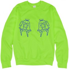 Unisex Neon Crewneck Sweatshirt
