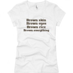 Ladies Slim Fit Basic Promo Jersey Tee