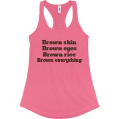 Ladies Slim Fit Racerback Tank Top