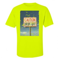 Unisex Ultra Cotton Safety Neon Crewneck Tee