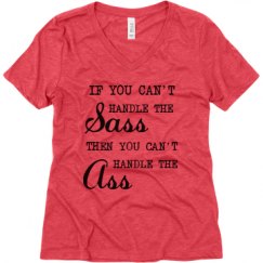 Ladies Relaxed Fit Super Soft Triblend V-Neck Tee